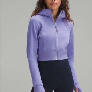 Lululemon Scuba Full-Zip Cropped Hoodie
